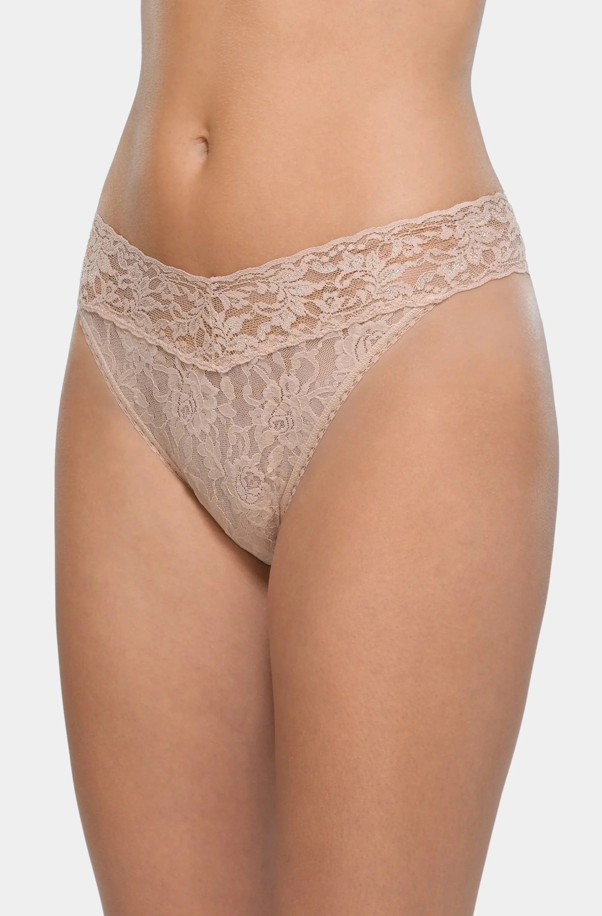 Signature Lace Original Rise Thong