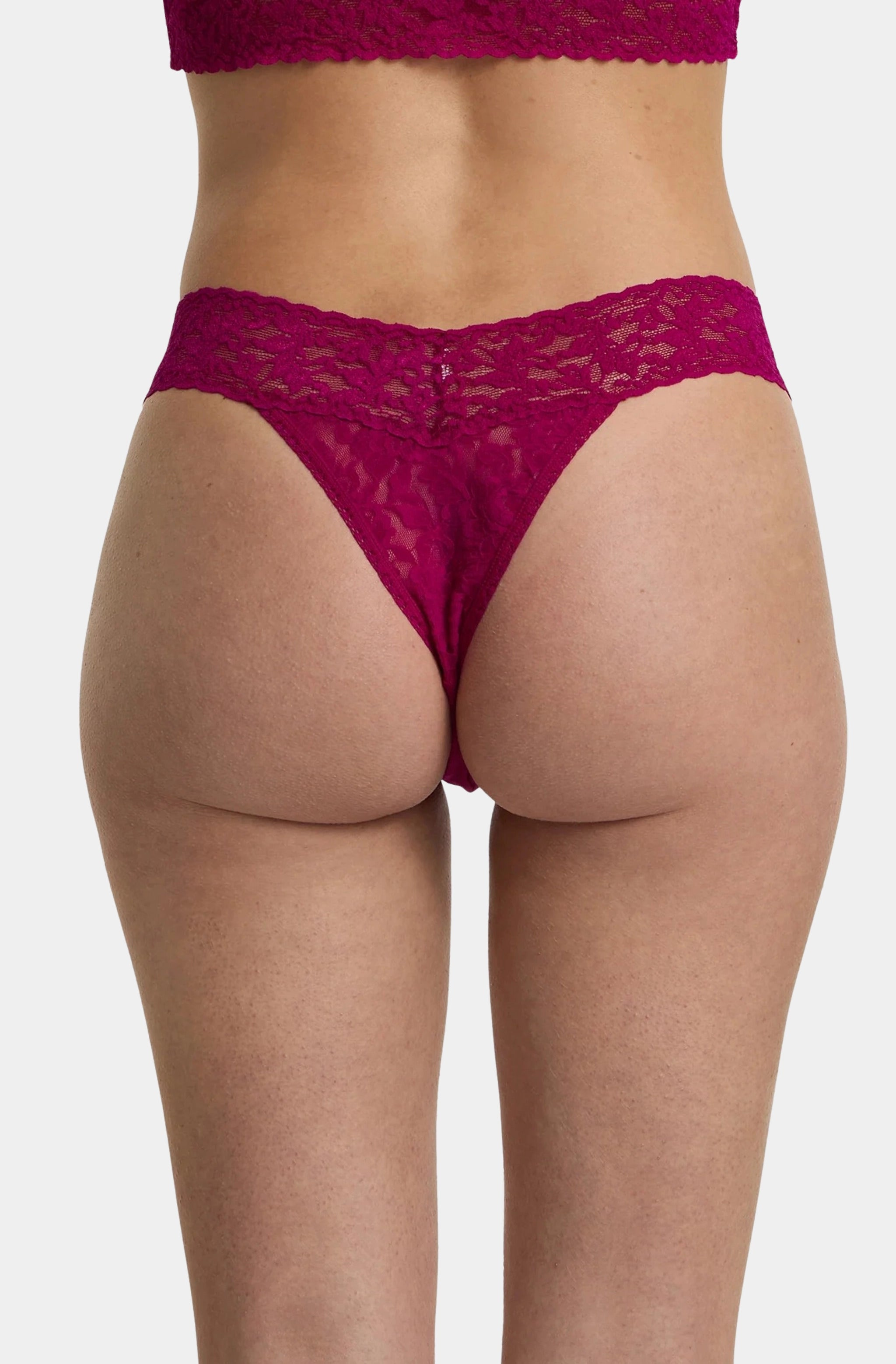 Signature Lace Original Rise Thong