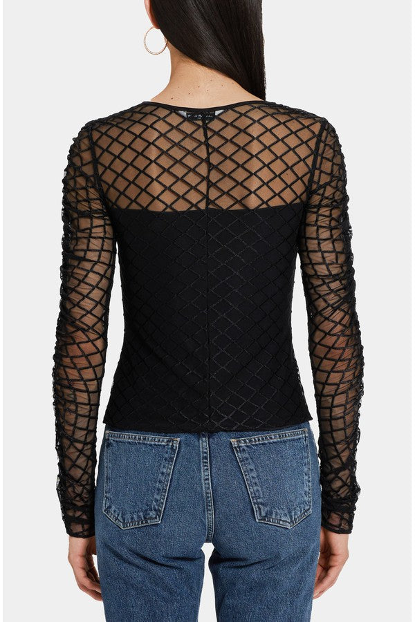 Safira Top in Mesh