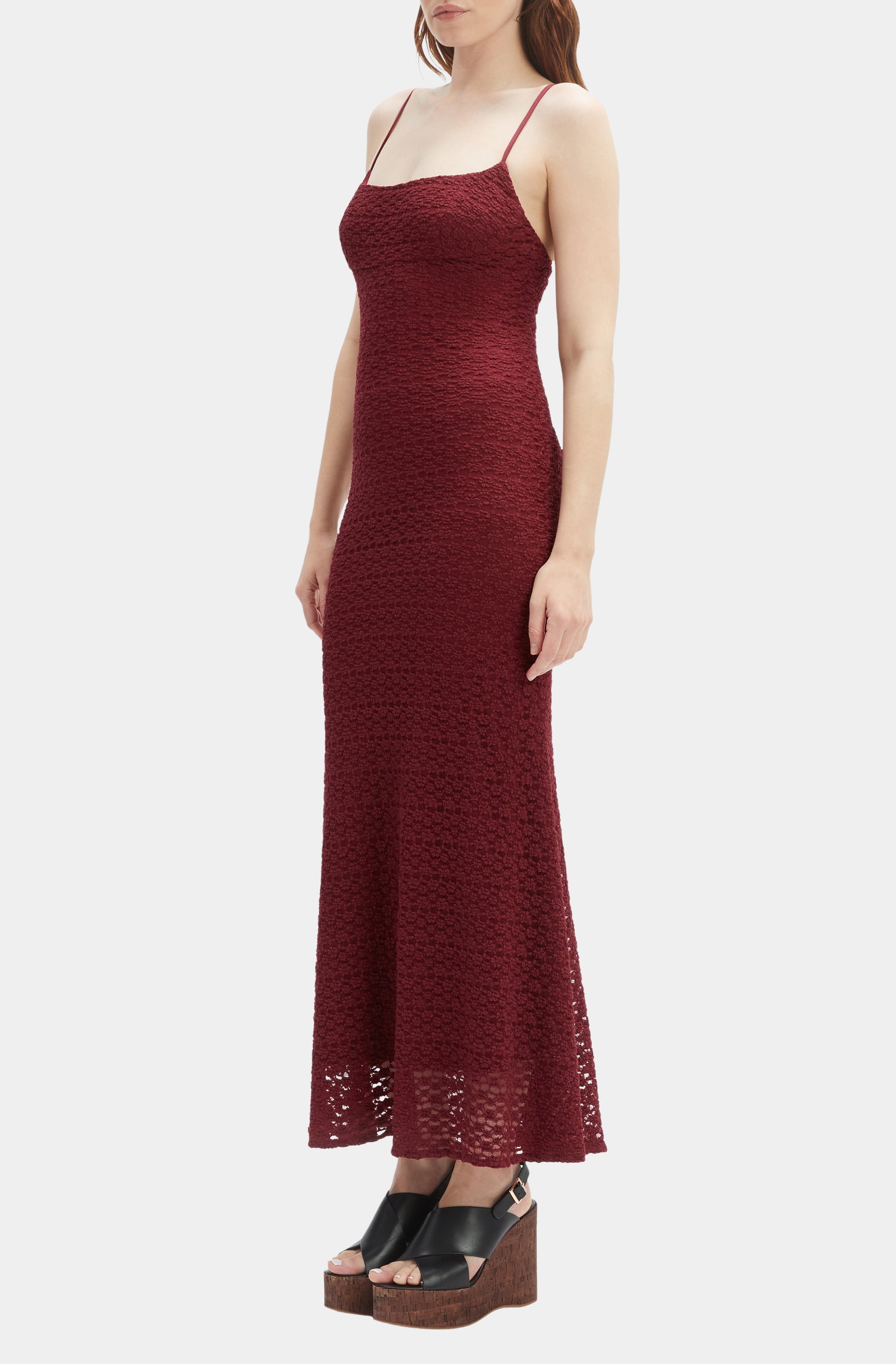 Louisa Mesh Midi Dress