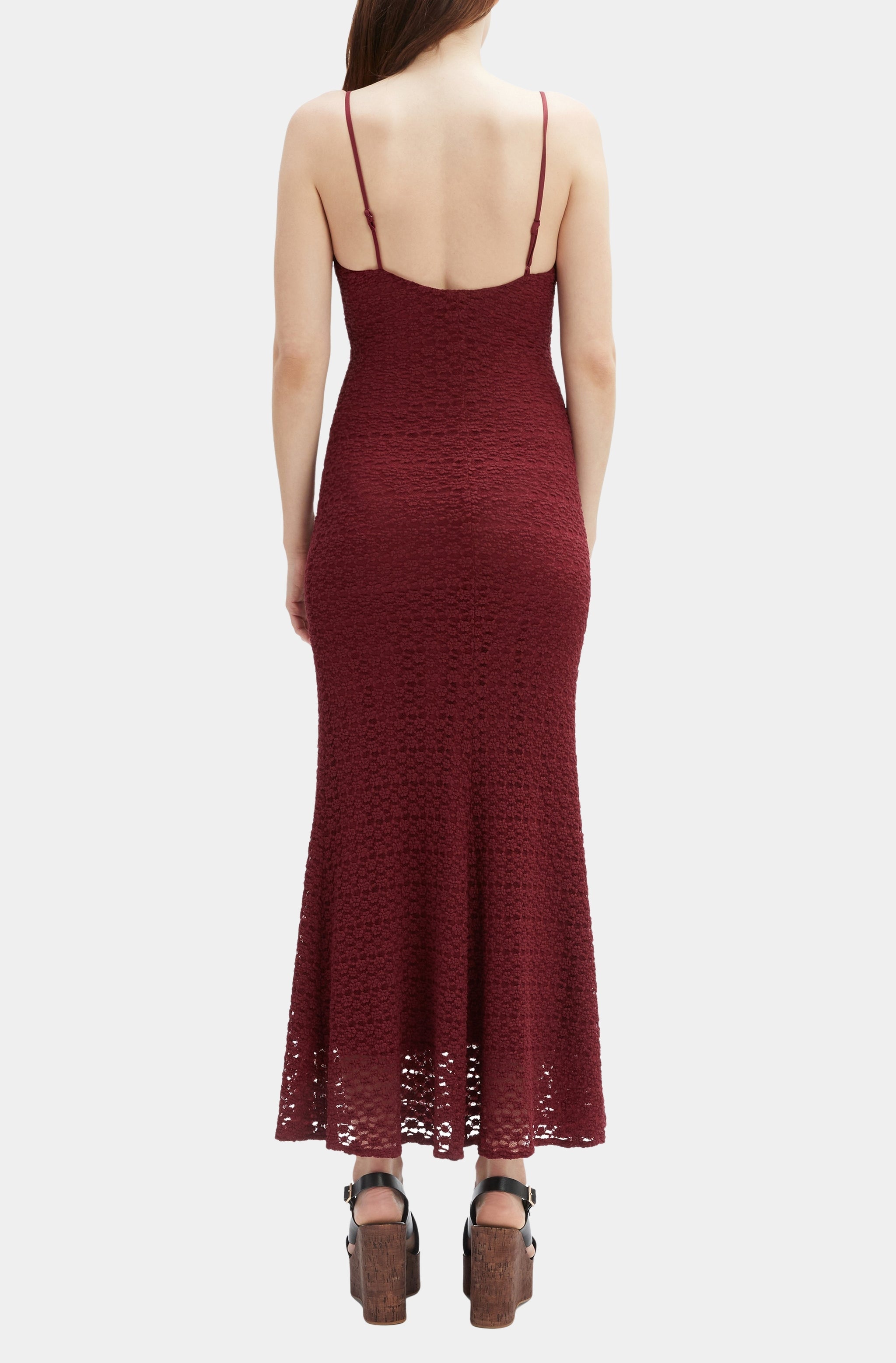 Louisa Mesh Midi Dress