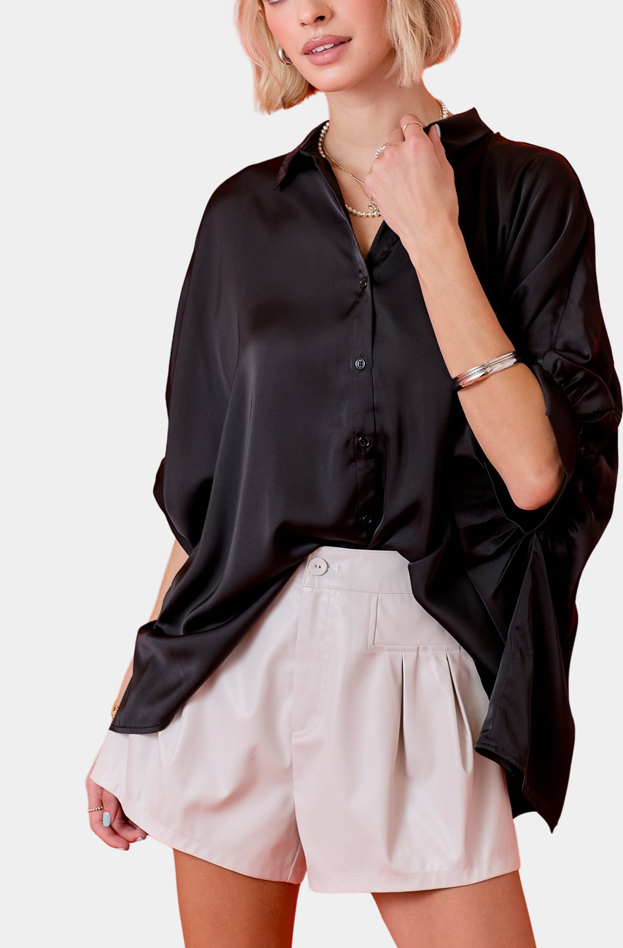 Sia Vegan Leather Shorts