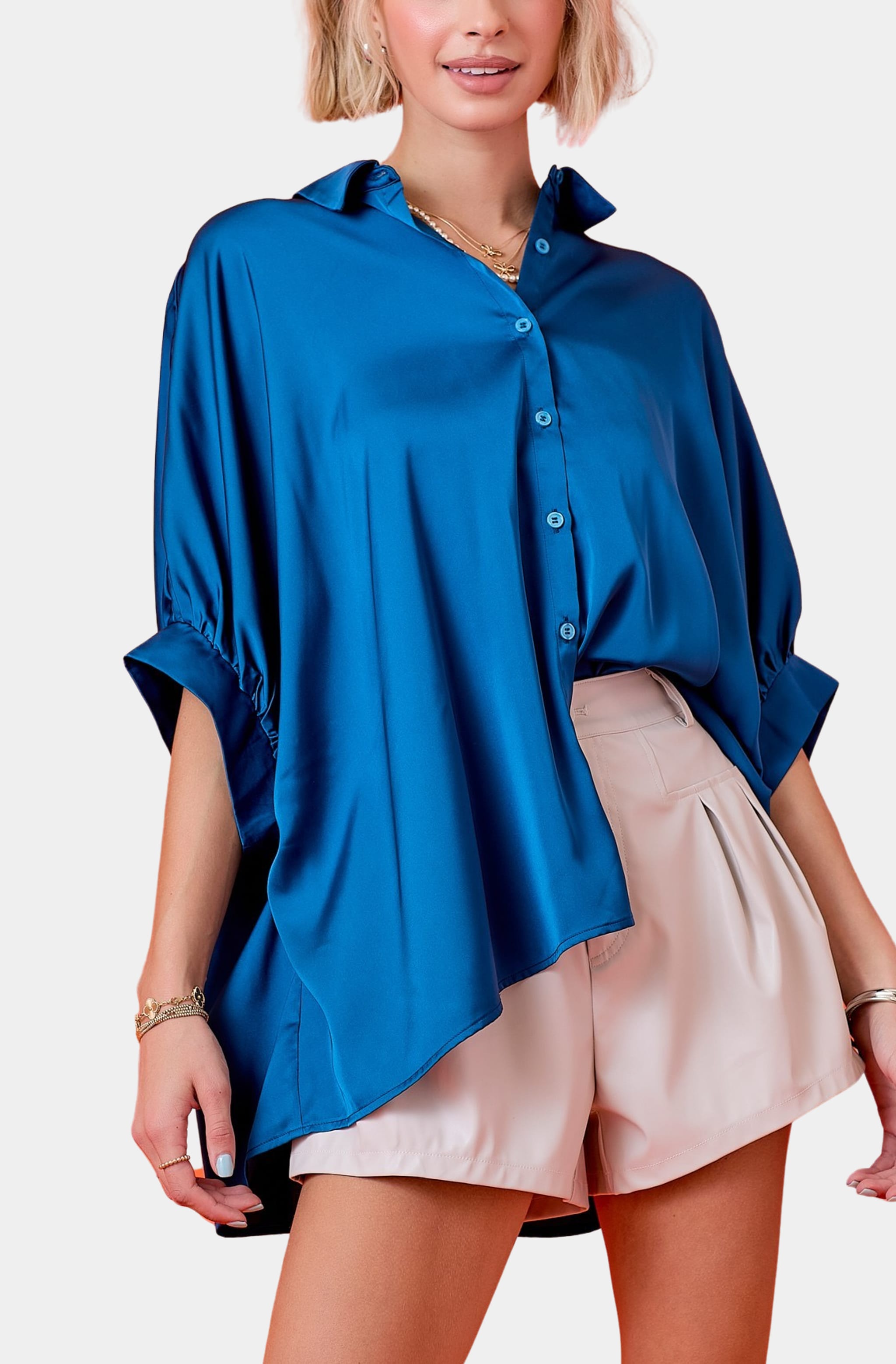 Sia Vegan Leather Shorts