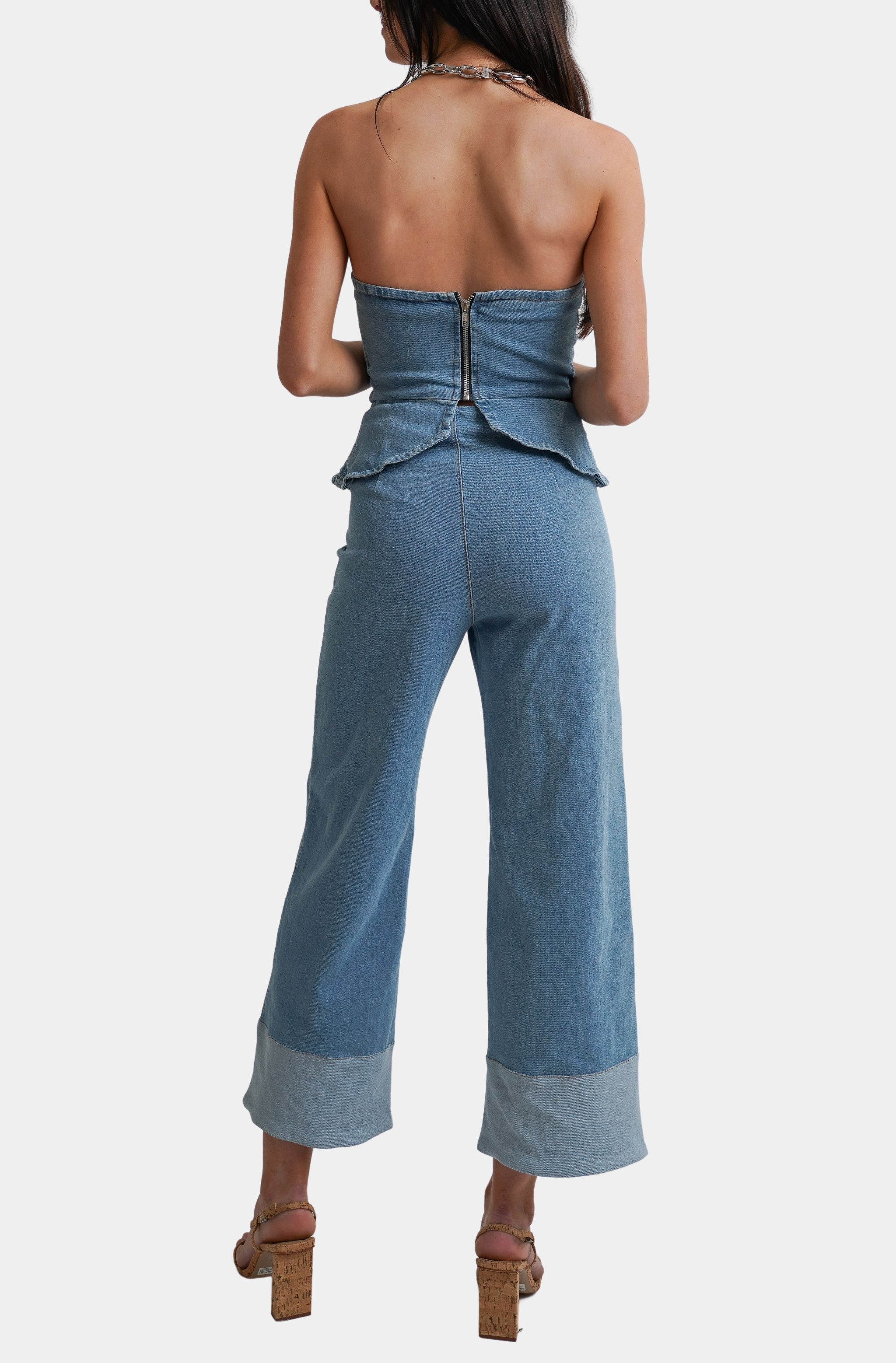 Serena Denim Skort
