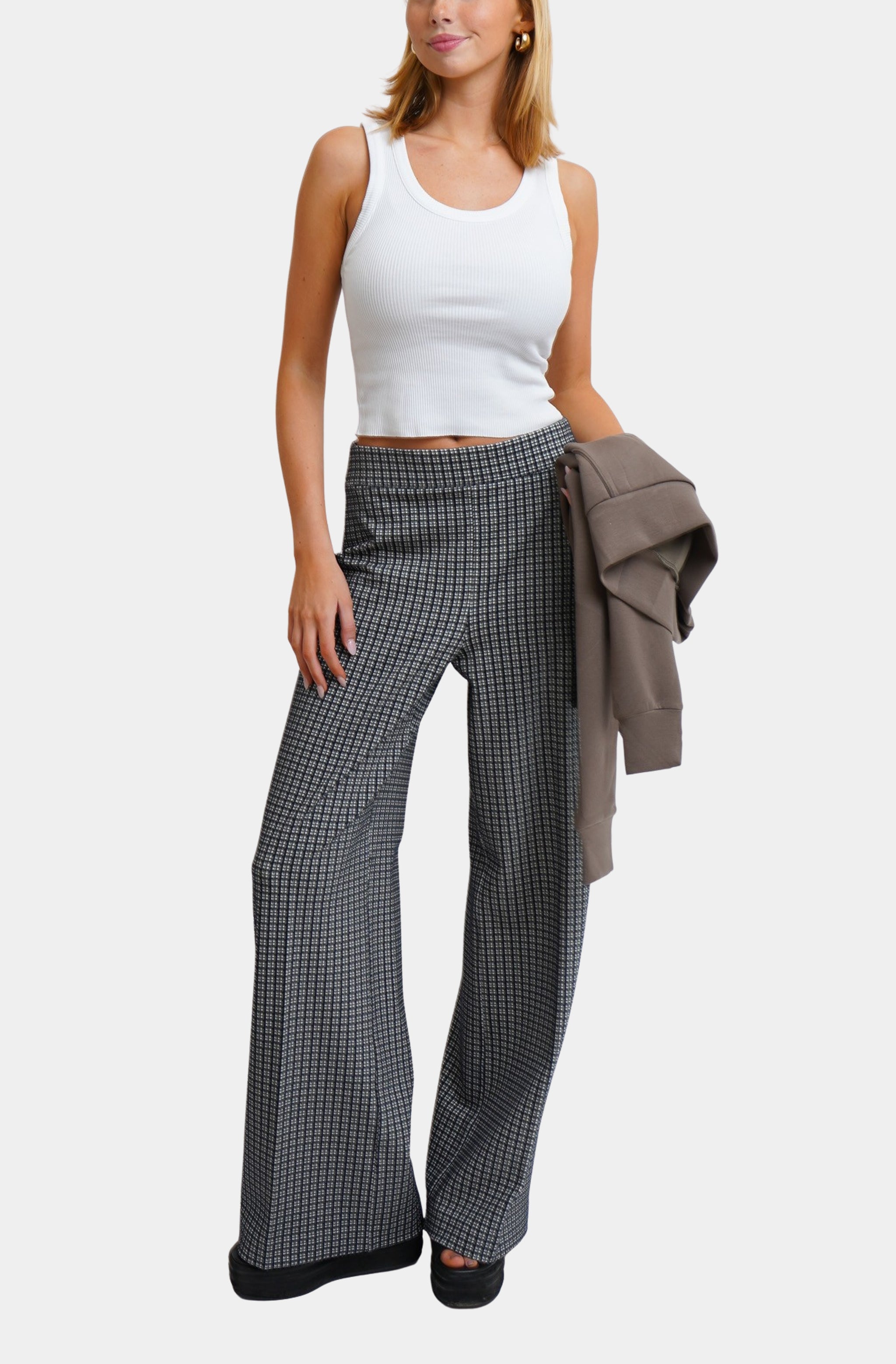 Ponte Wide Leg Jacq