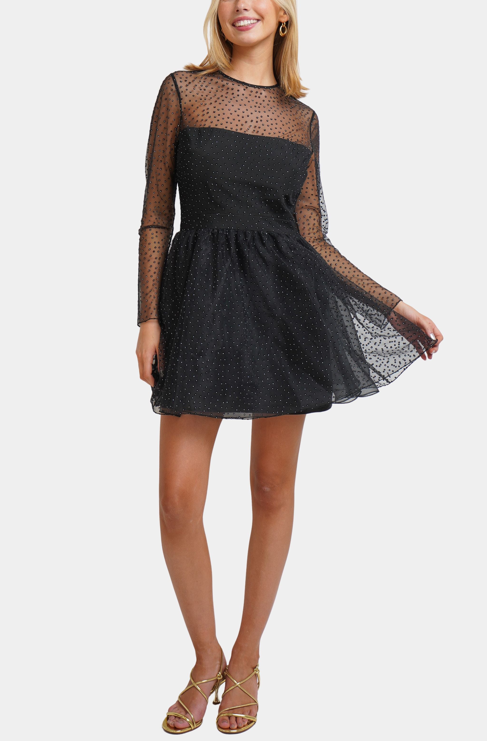Hemline Exclusive Lilou Mini Dress Black / XS Hemline Exclusive Lilou Mini Dress Black / XS