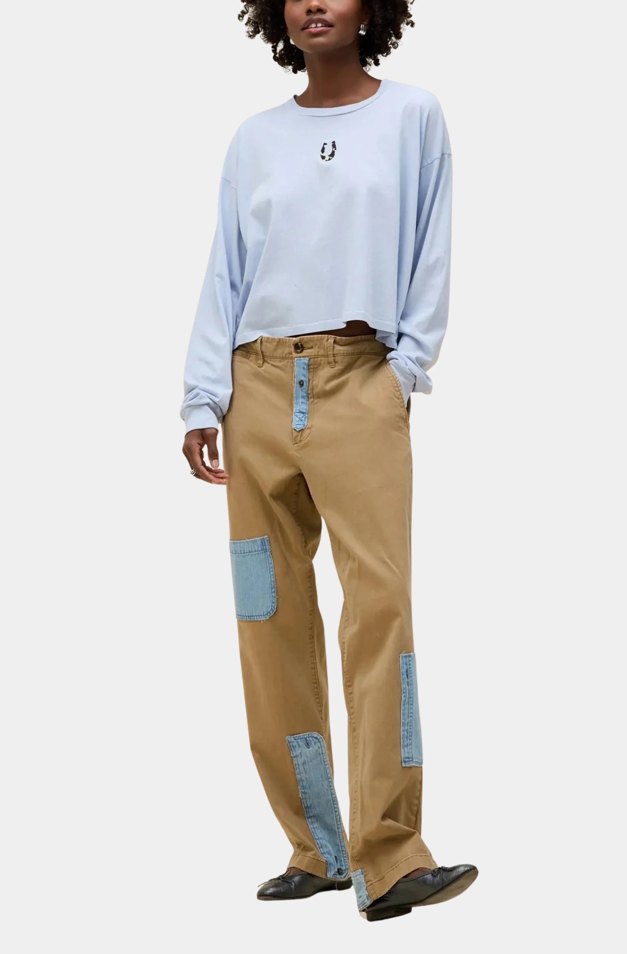 Cow Pattern Horseshoe Meet & Greet Long Sleeve