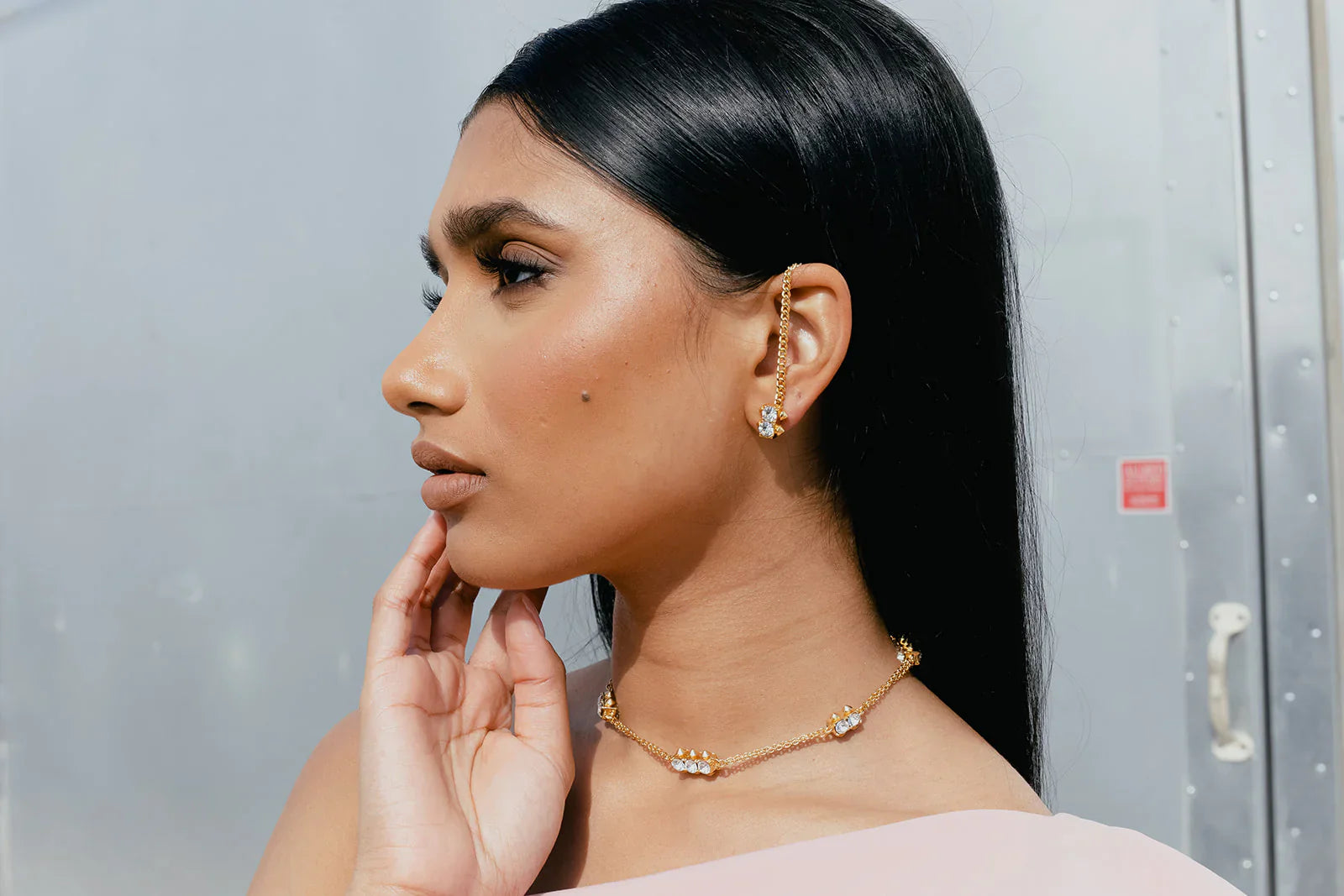 Classic Gold Earchain