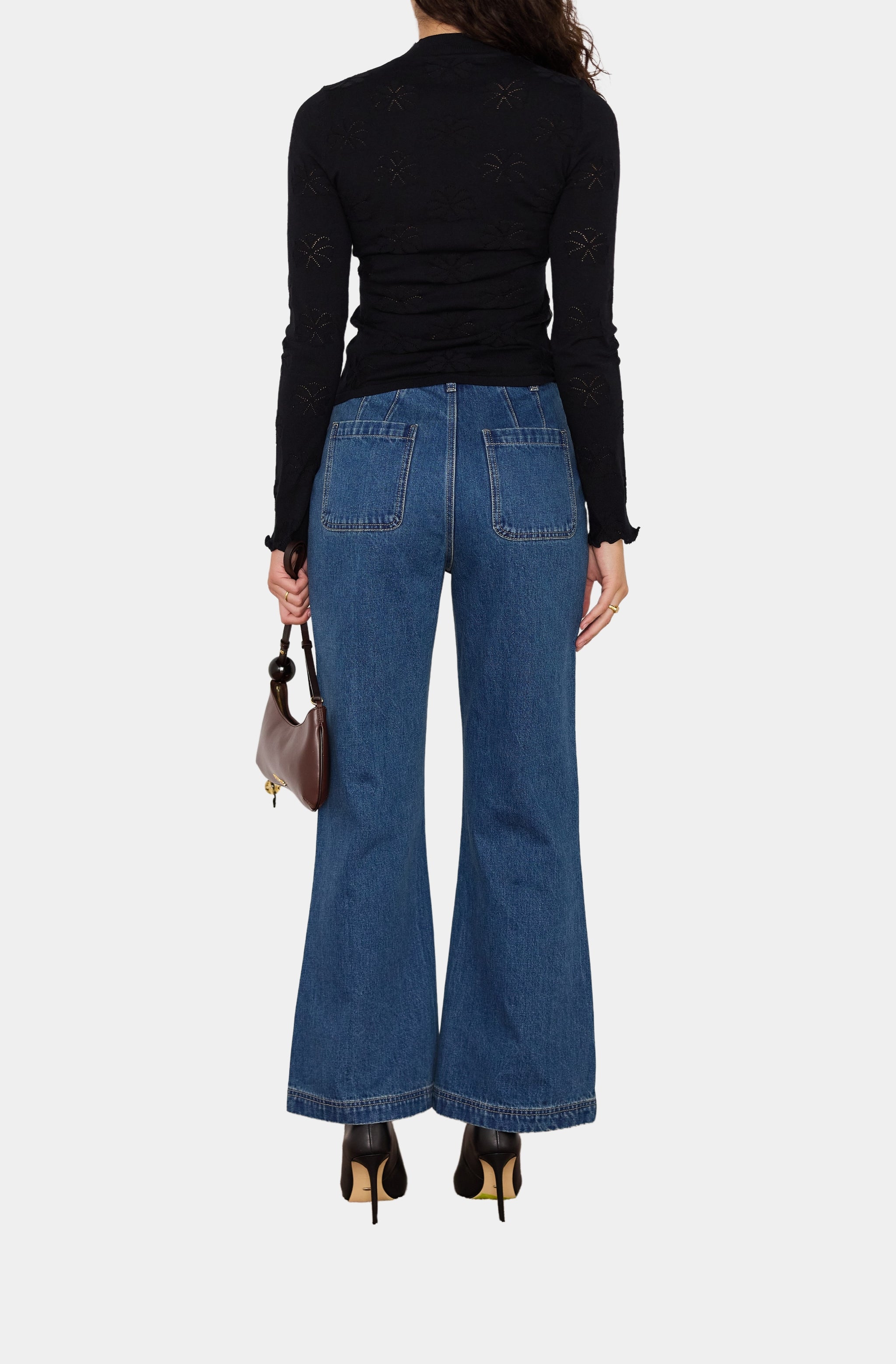 Kenni Pointell Knit Top