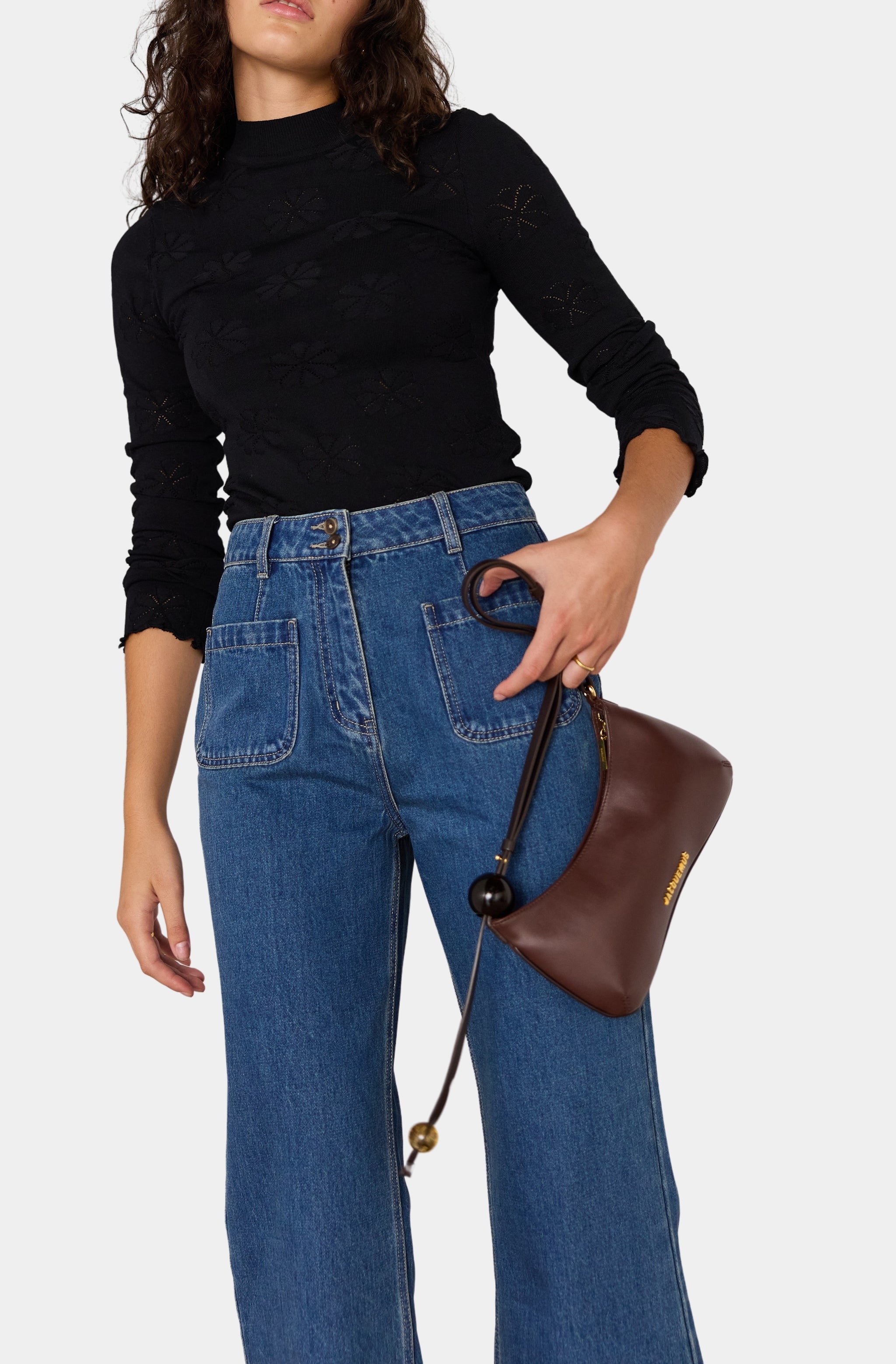 Kenni Pointell Knit Top