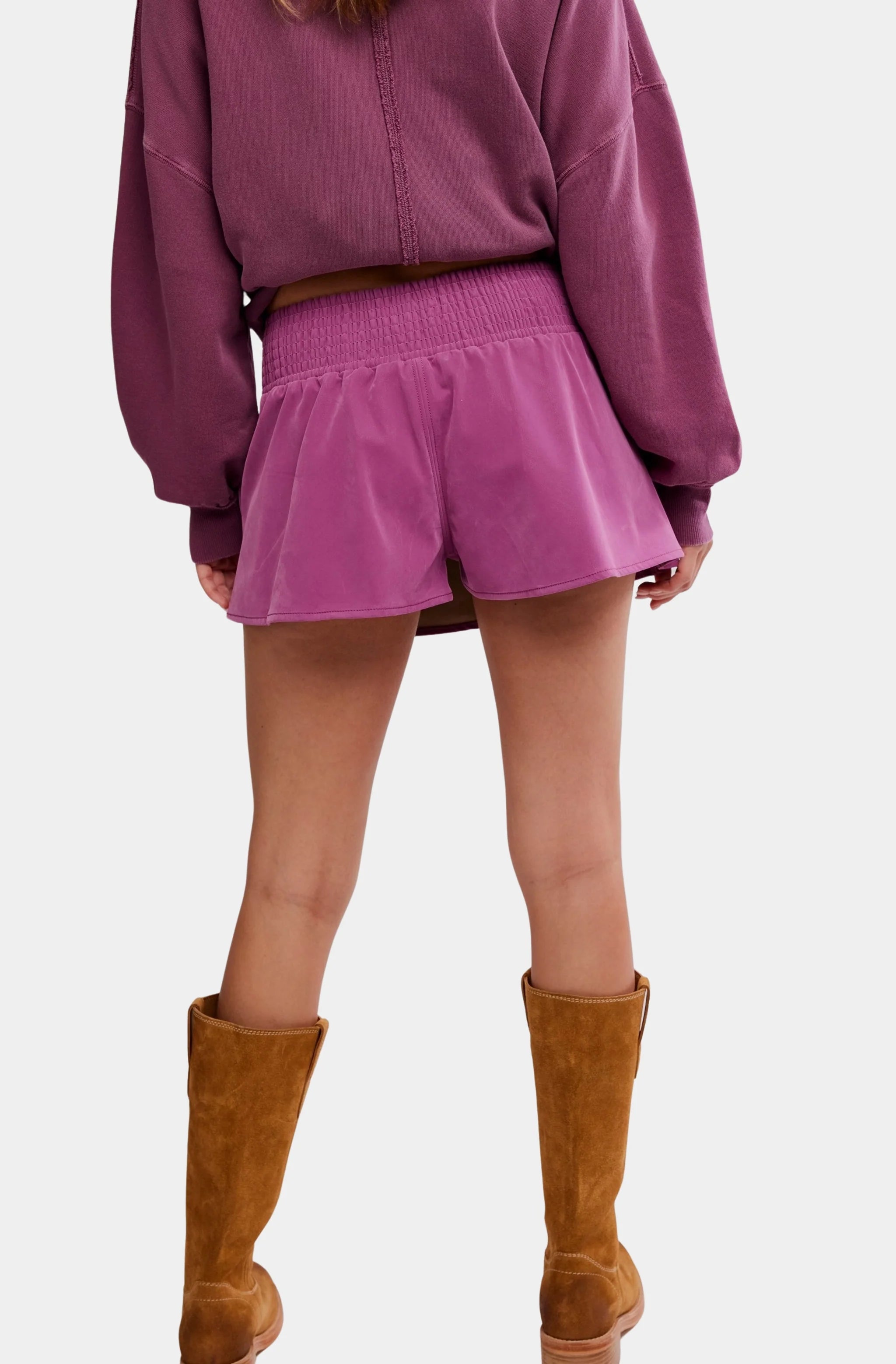Paradise Found Suede Skort