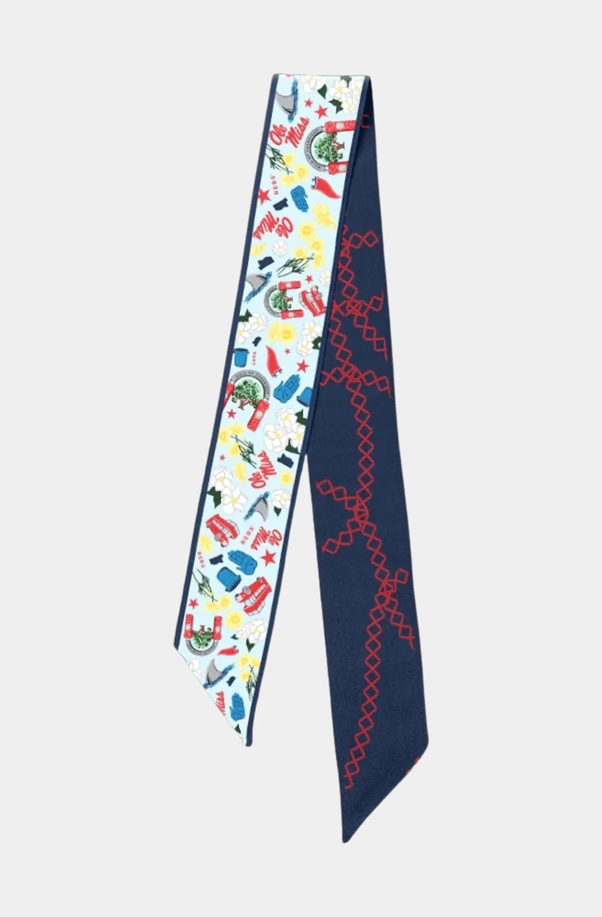 Ole Miss Rebels Skinny Scarf