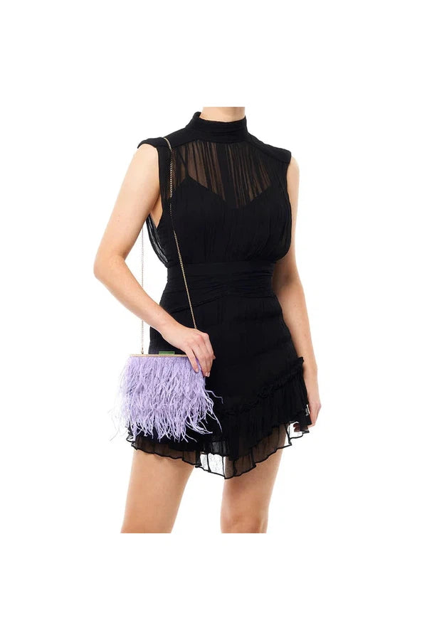 Feather 2024 clutch bag