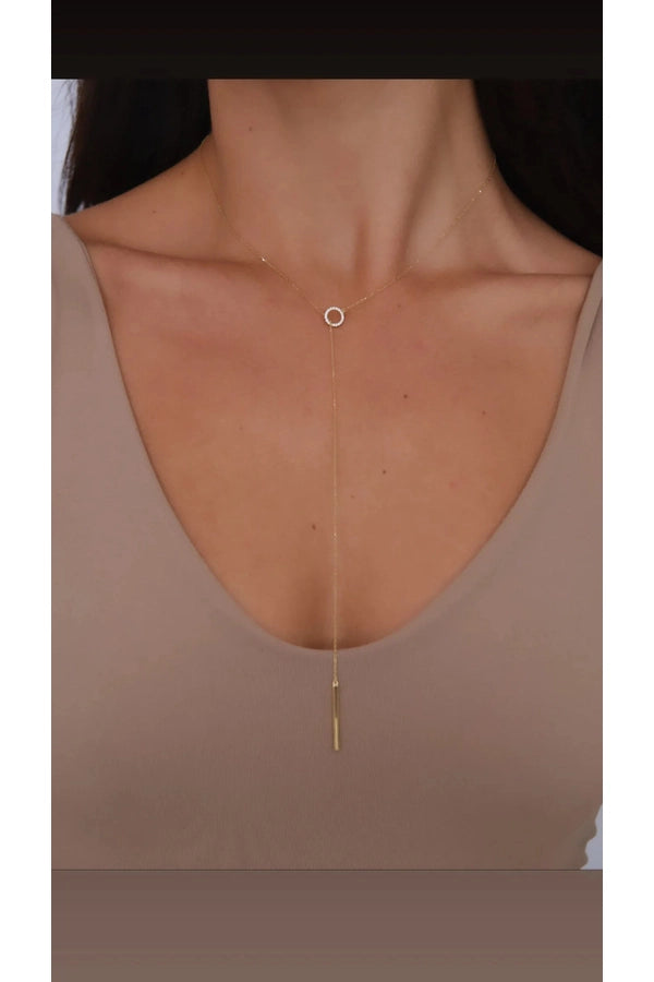 Fayette CZ Necklace
