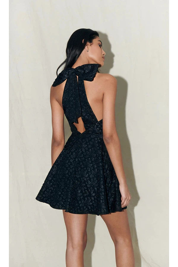 Jule Floral Jacquard Mini Dress