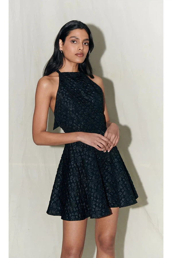 Jule Floral Jacquard Mini Dress