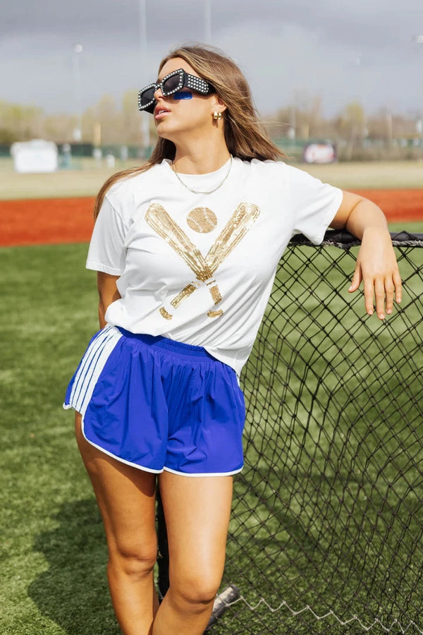 Gold Baseball Tee