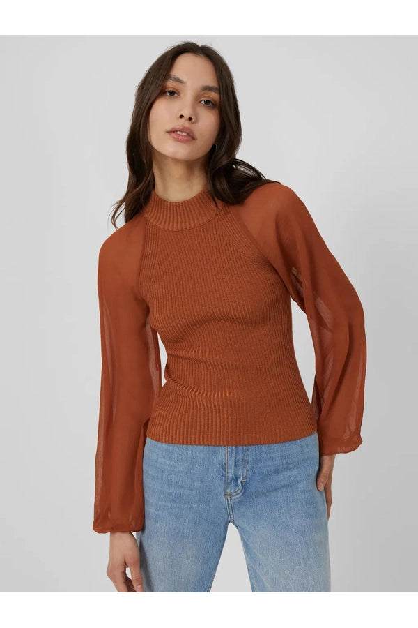 Melody Fabric Mix Top
