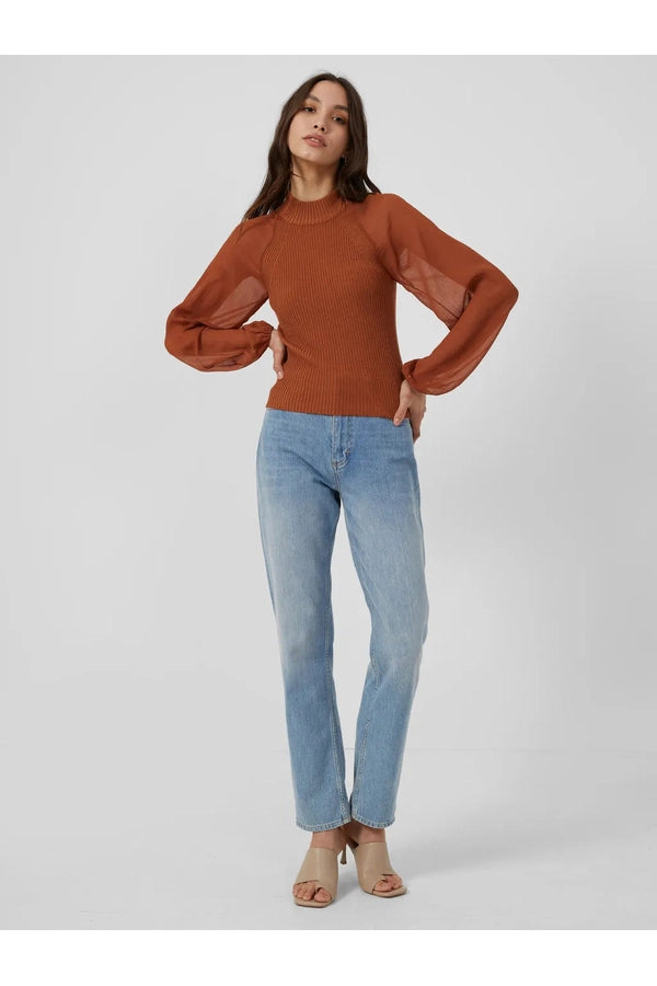Melody Fabric Mix Top