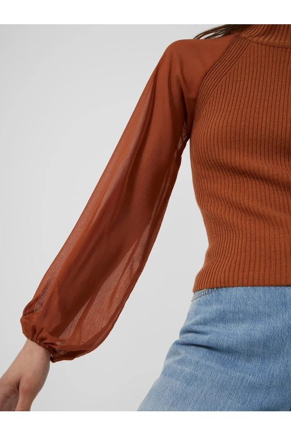 Melody Fabric Mix Top