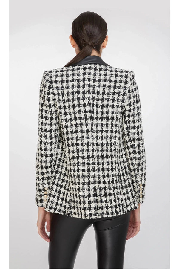 Cassidy Houndstooth Blazer