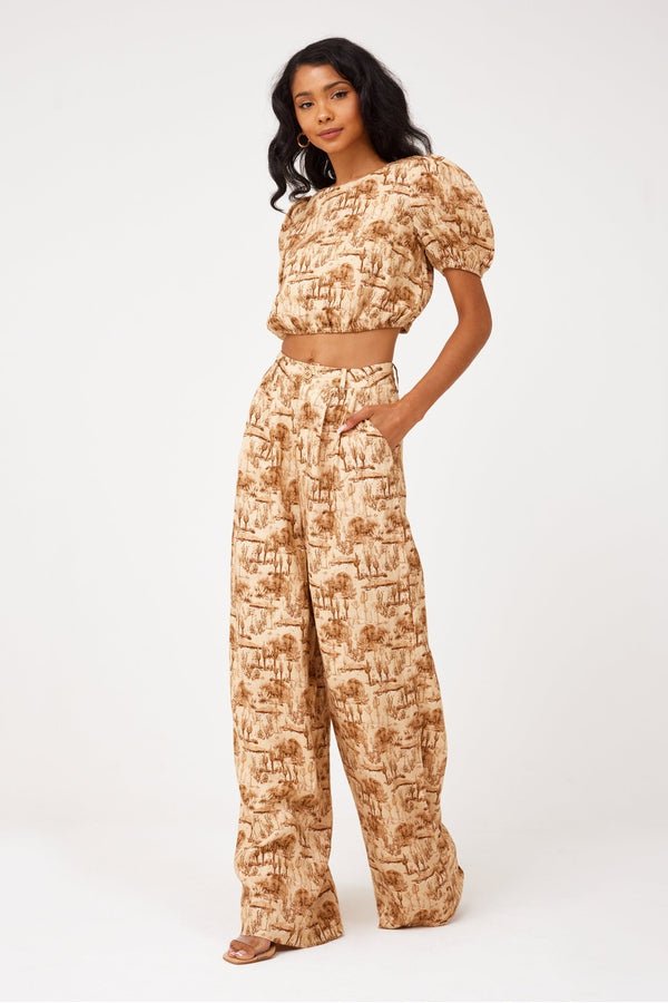 Flor Crop Top Hemline Rice Village