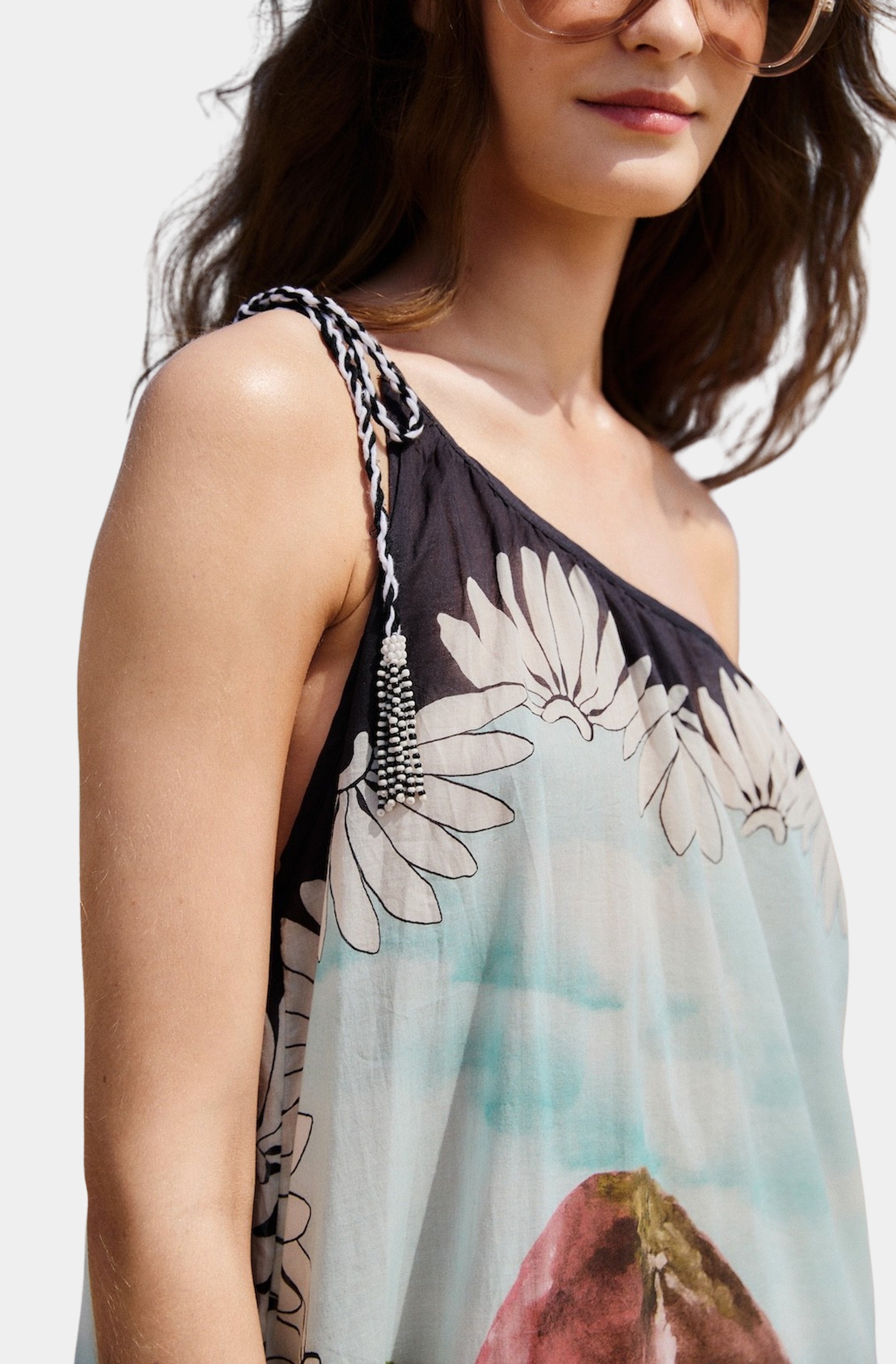 Copacabana Beach Multicolored Maxi Dress