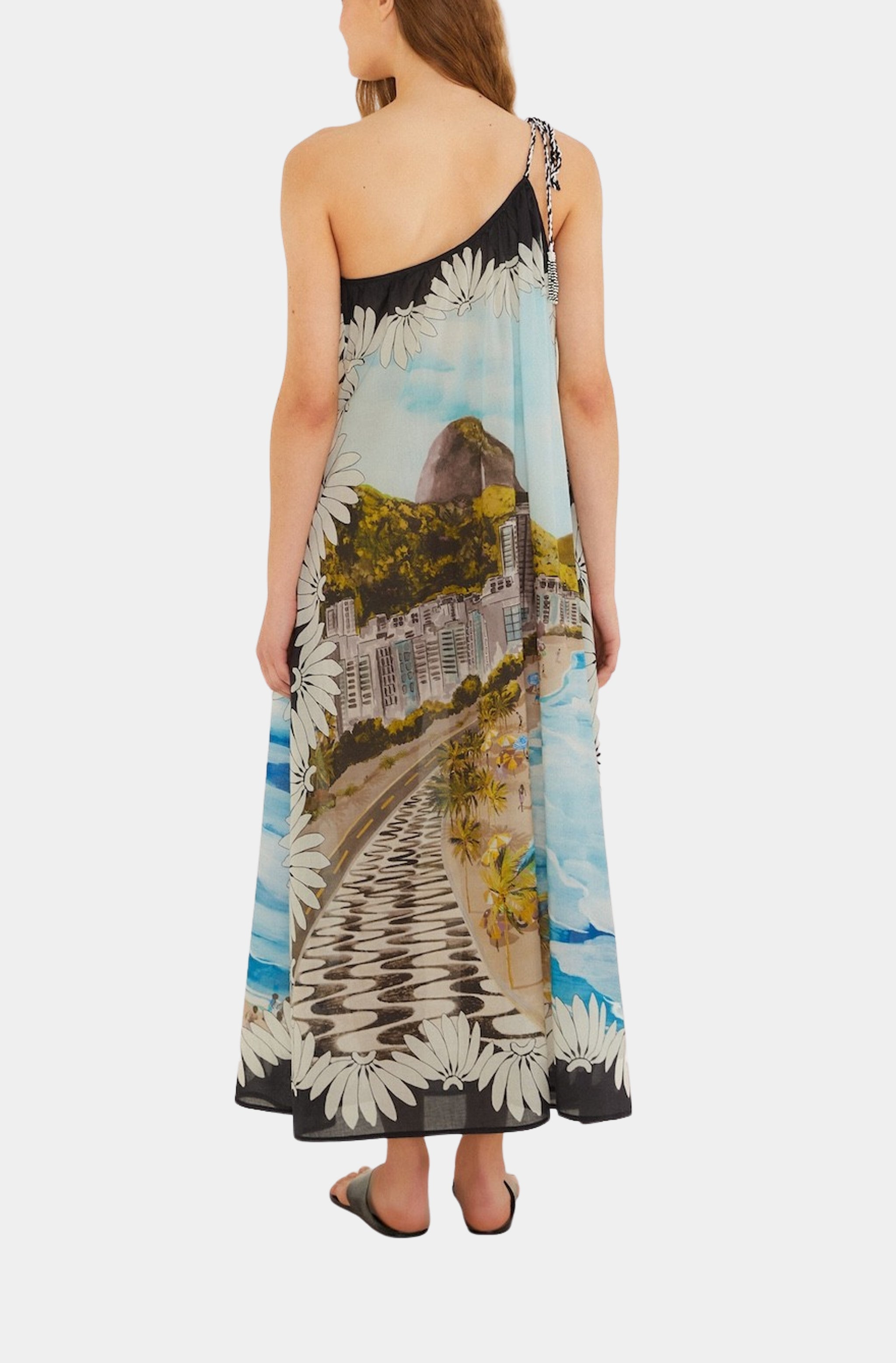 Copacabana Beach Multicolored Maxi Dress