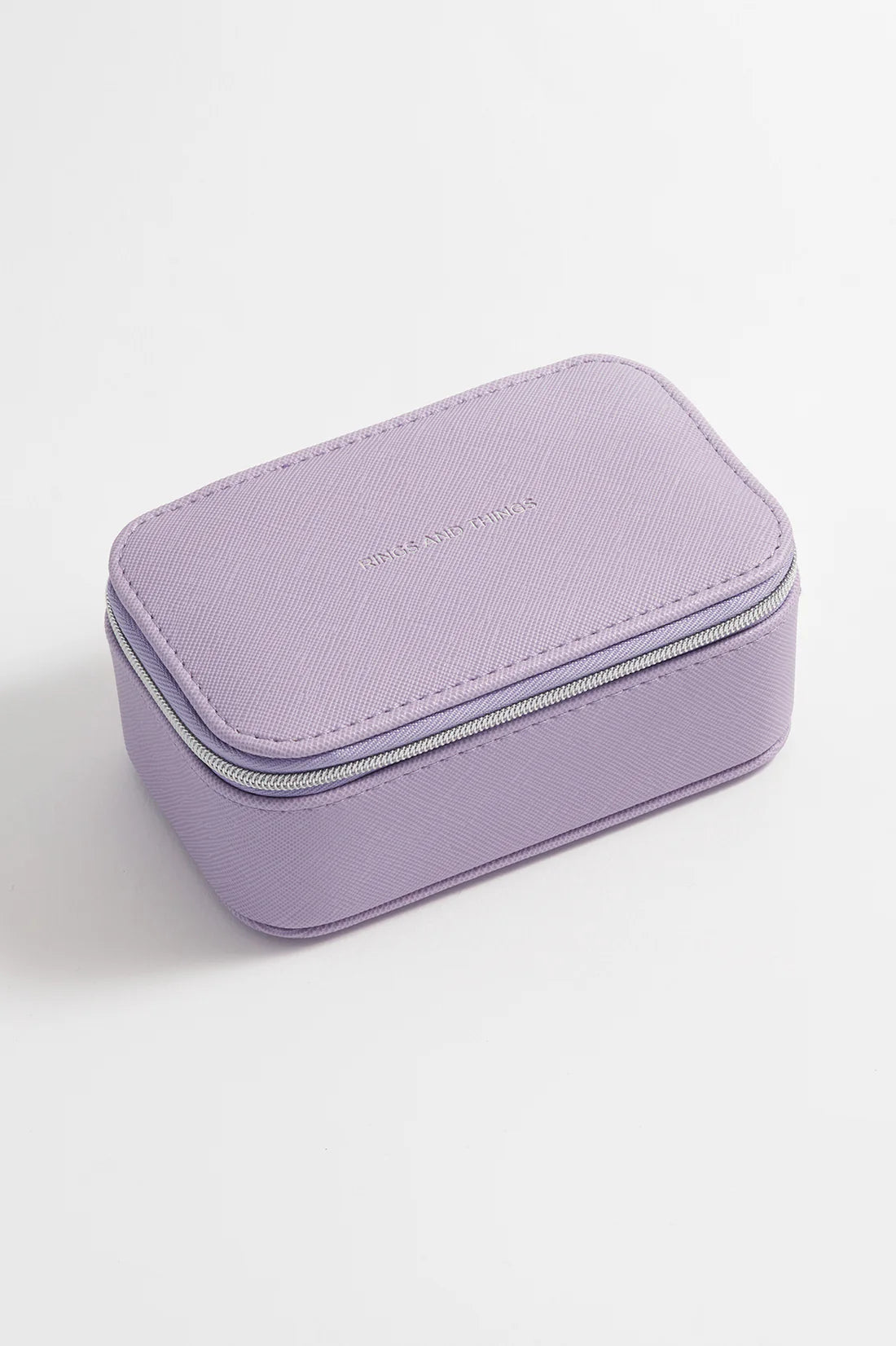 Lilac Saffiano Mini Jewellery Box