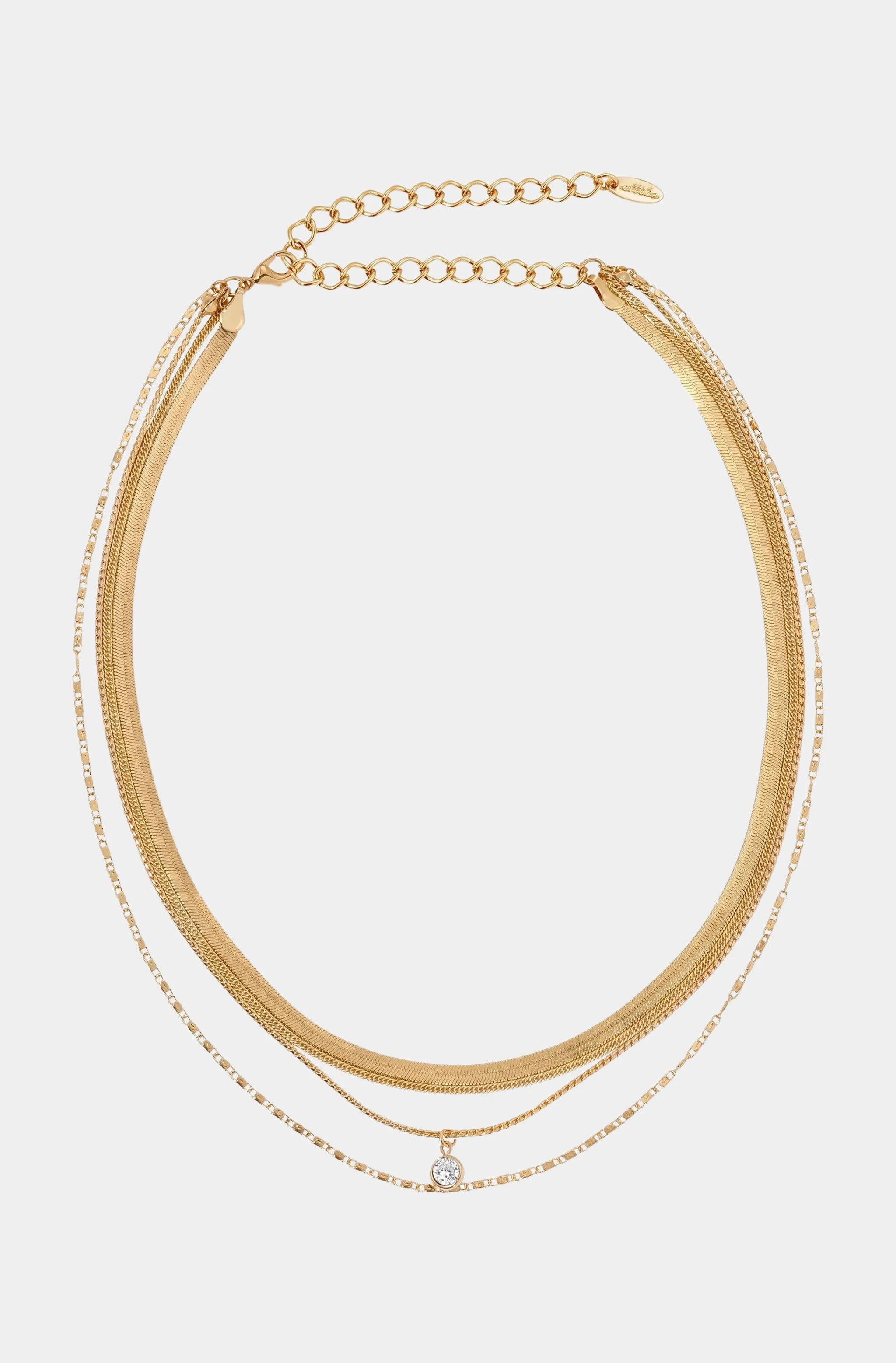 All the Chains Layered Necklace