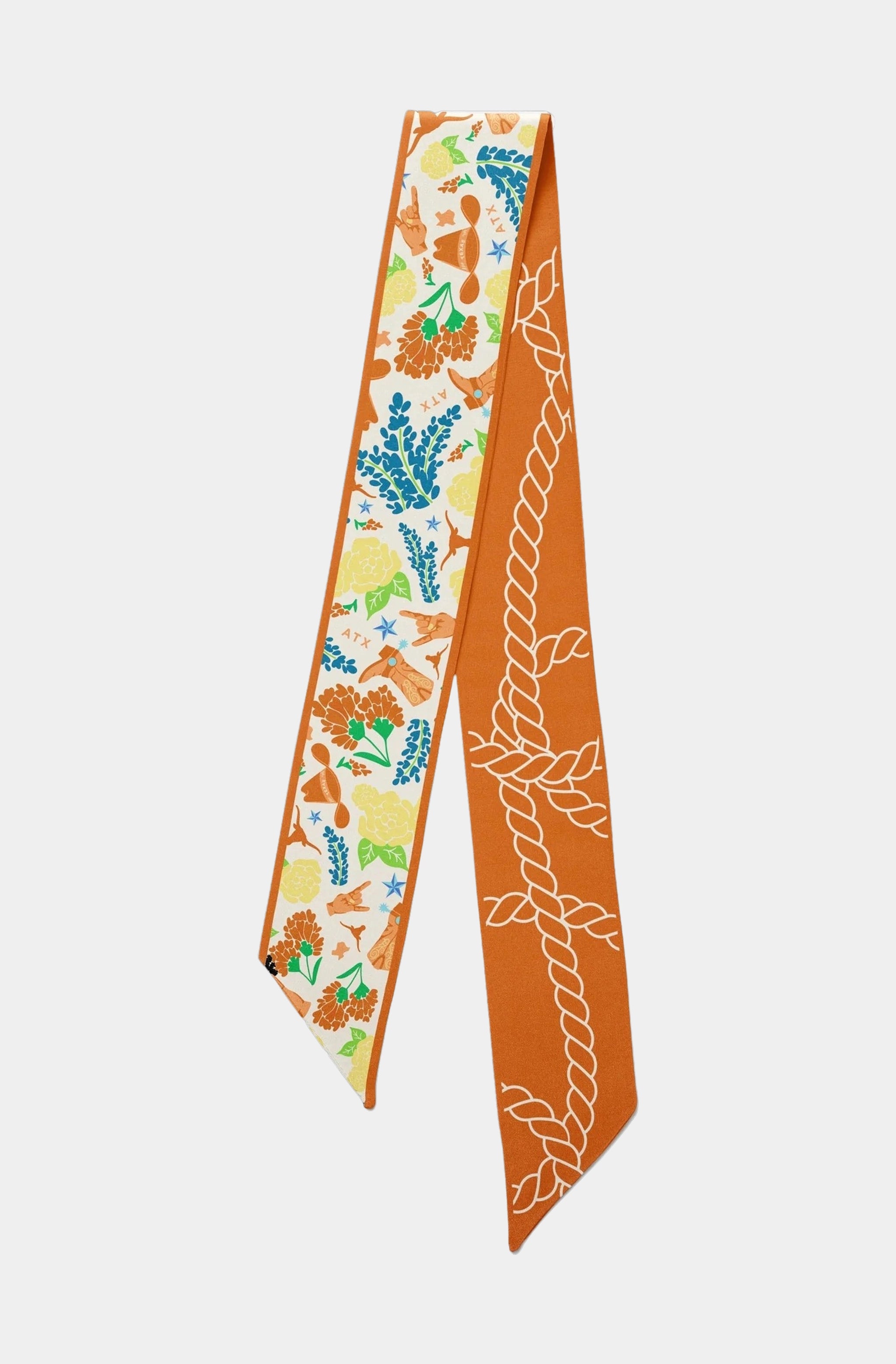 Texas Longhorns Skinny Scarf