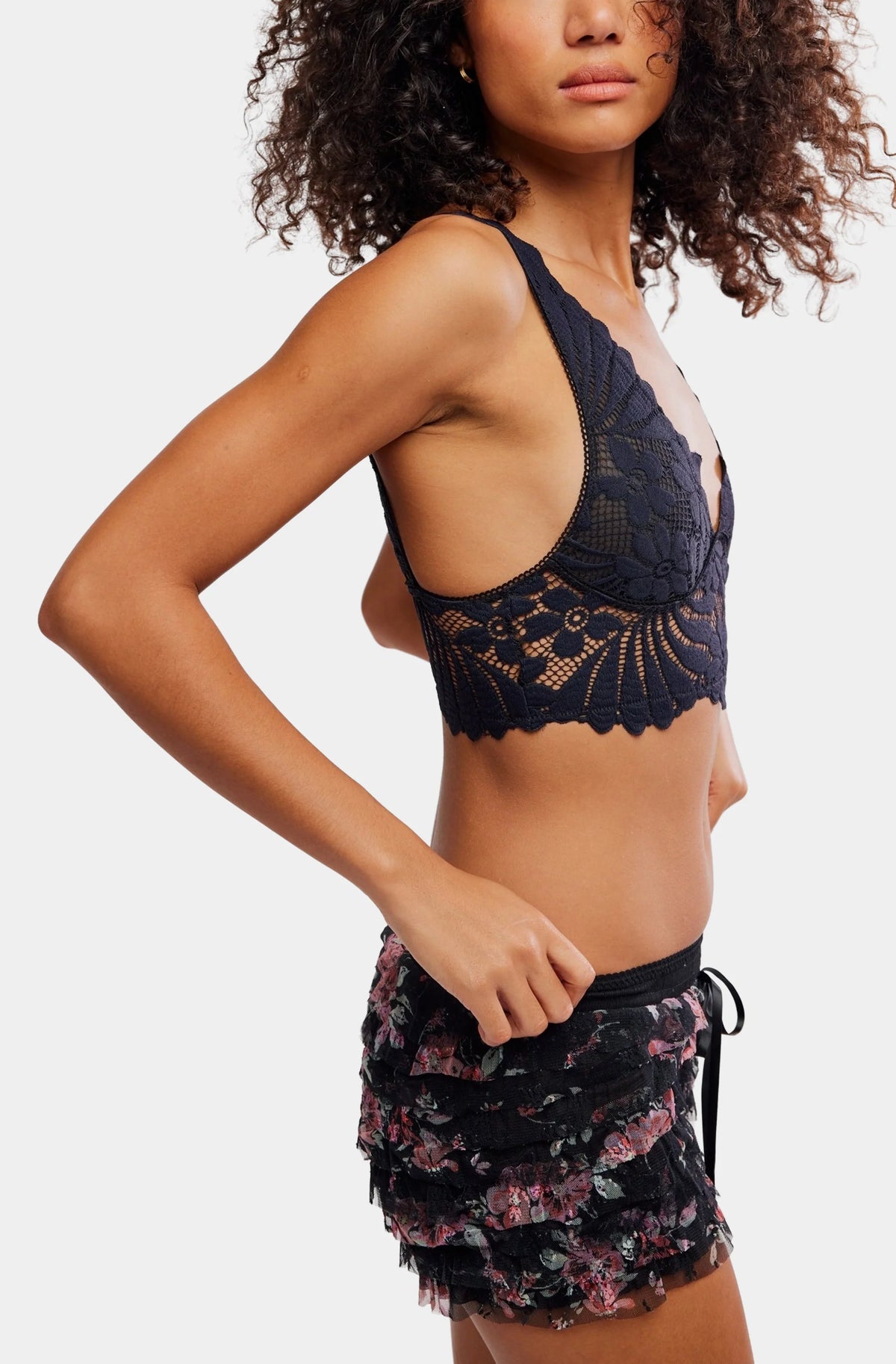 Petal Party Plunge Bralette