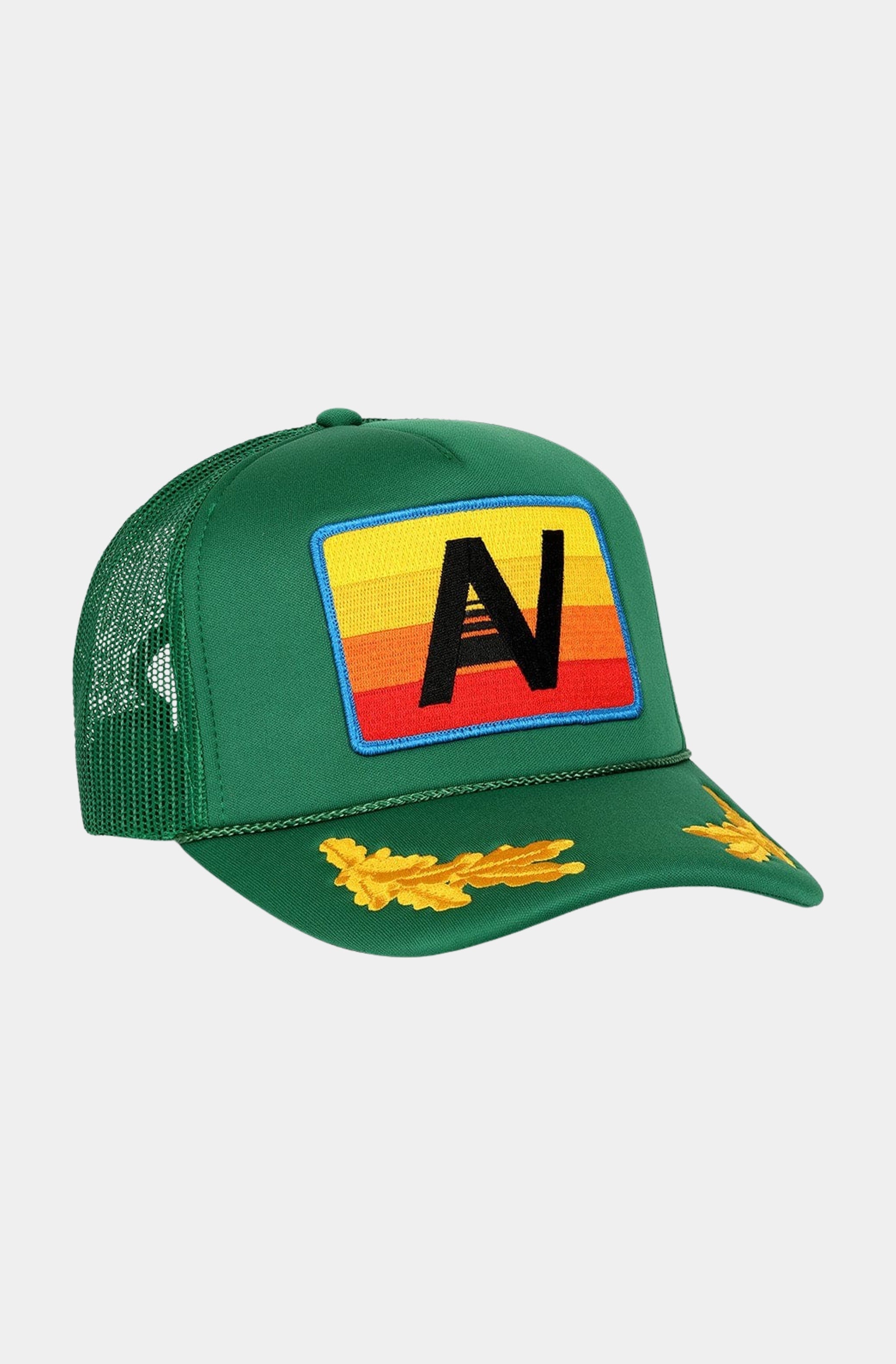Logo Rainbow Vintage Low Rise Leaf Trucker