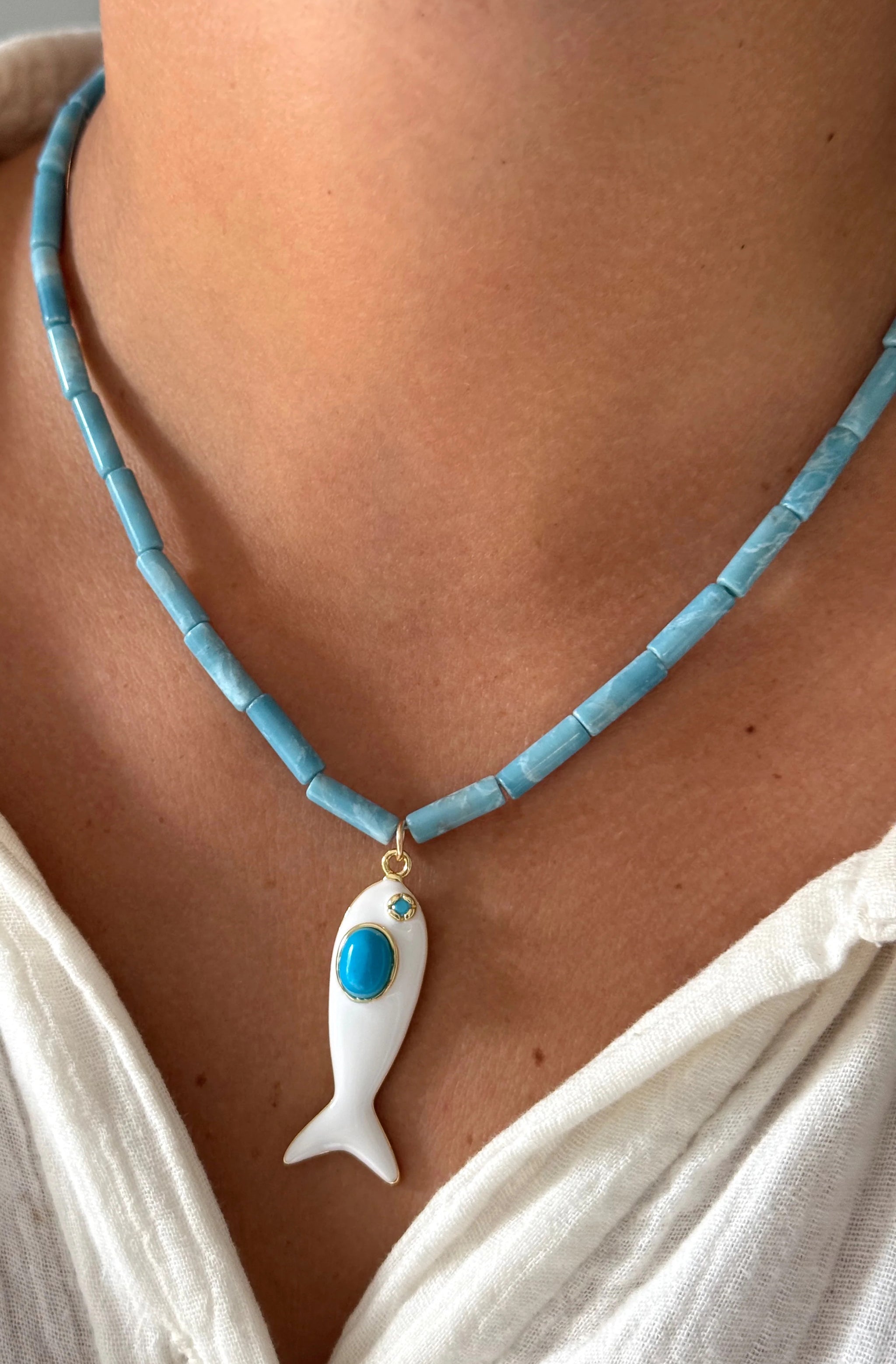 Walland In Turq Necklace