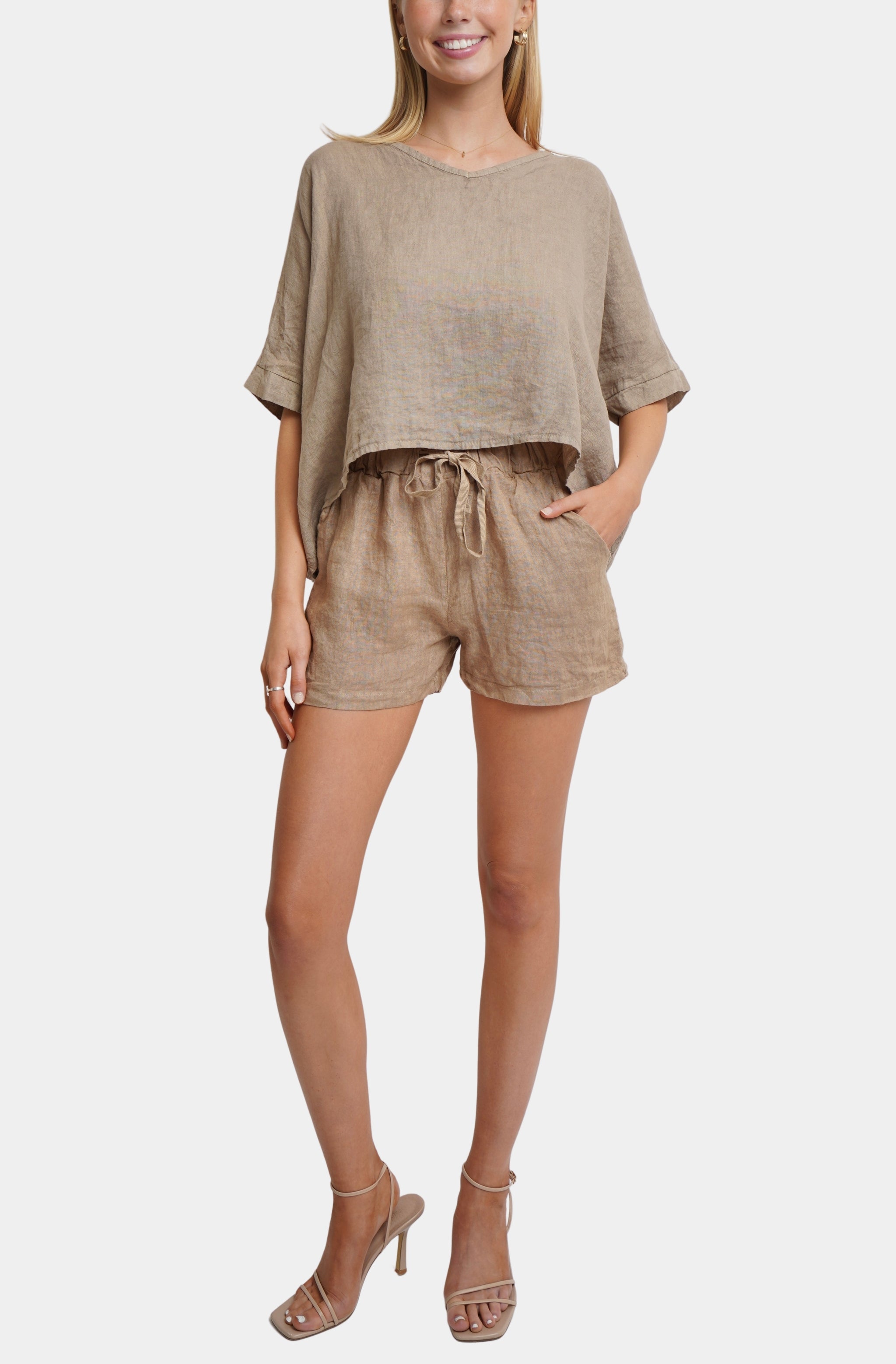 Anita Dolman Sleeve Crop Top